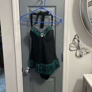 Slytherin Harry Potter bathing suit, size large hot topic